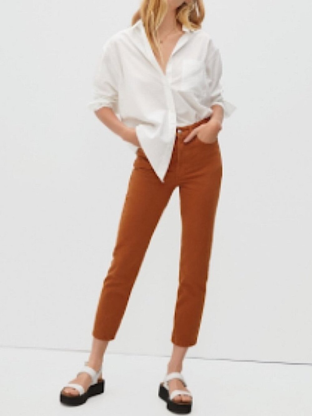 Everlane 90s Cheeky Jean. 27 Crop.